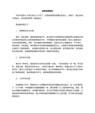 2025年团员自查报告