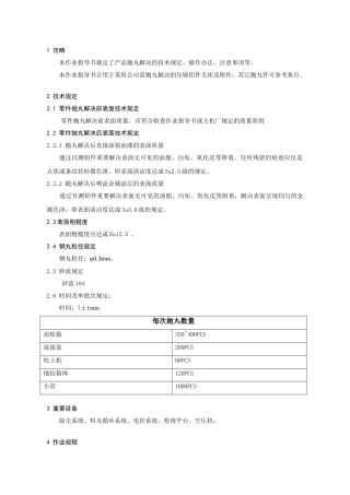 2025年抛丸作业指导书