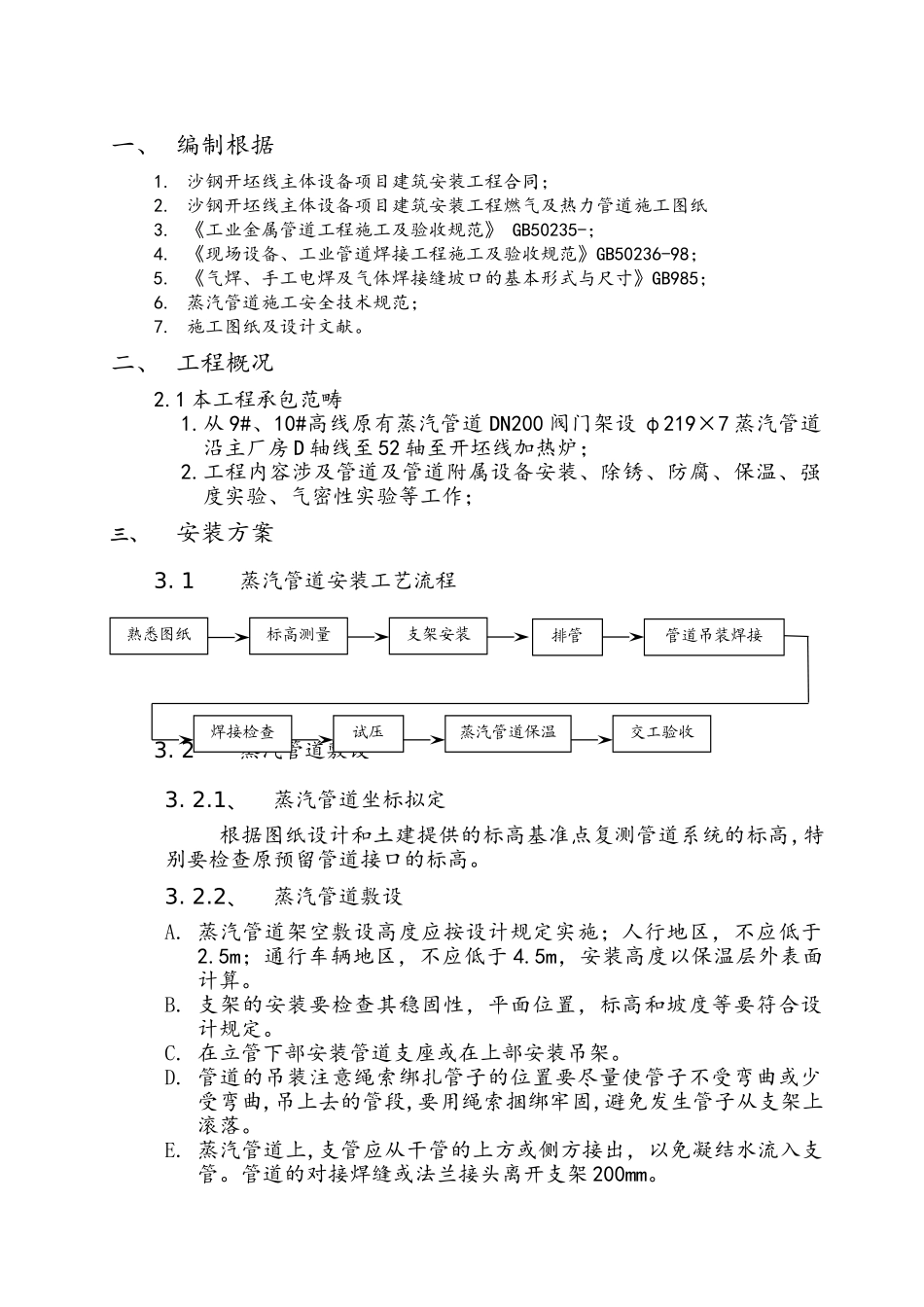 2025年蒸汽管道工程施工方案设计_第3页