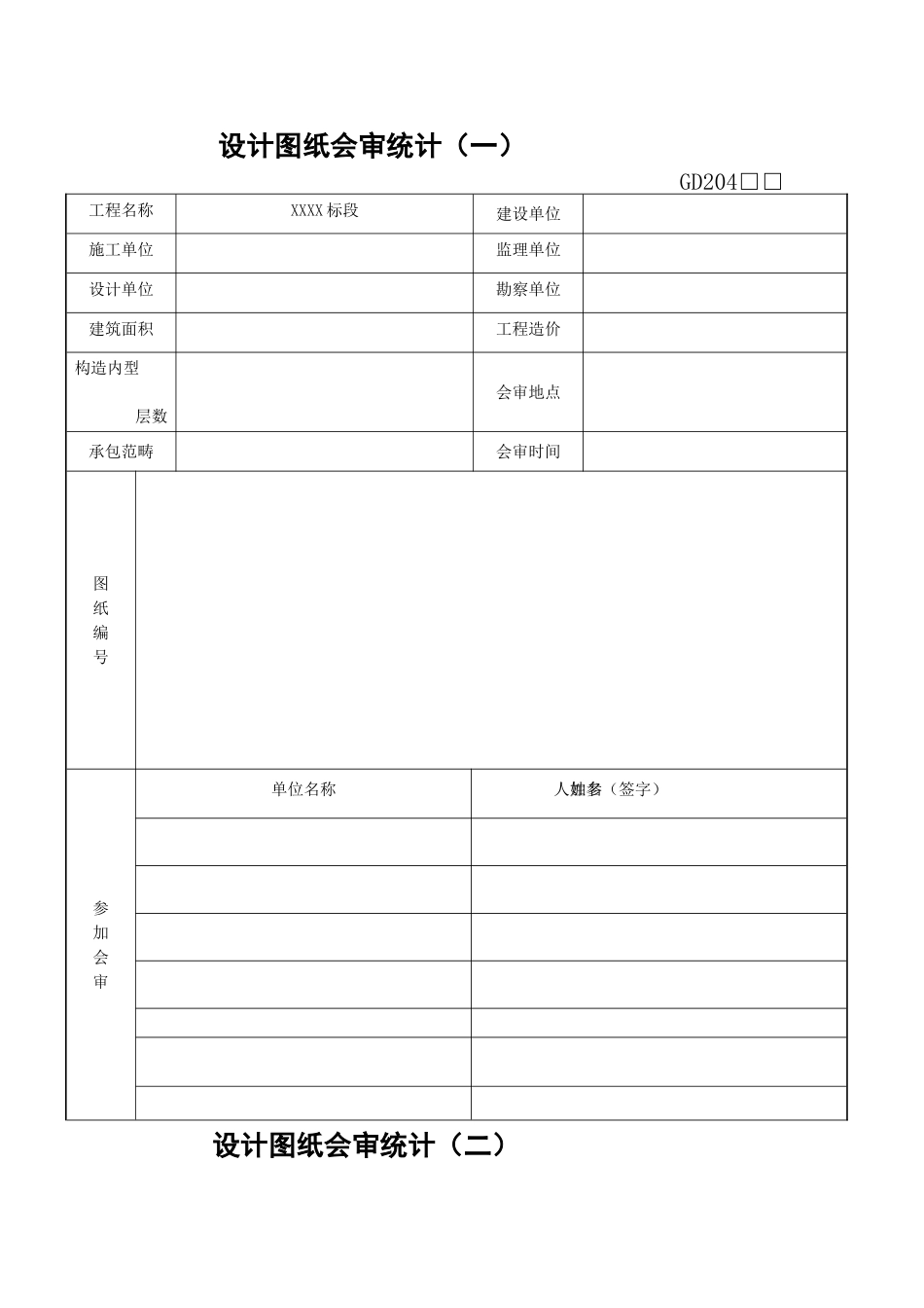 2025年设计图纸会审记录及施工图设计交底_第1页