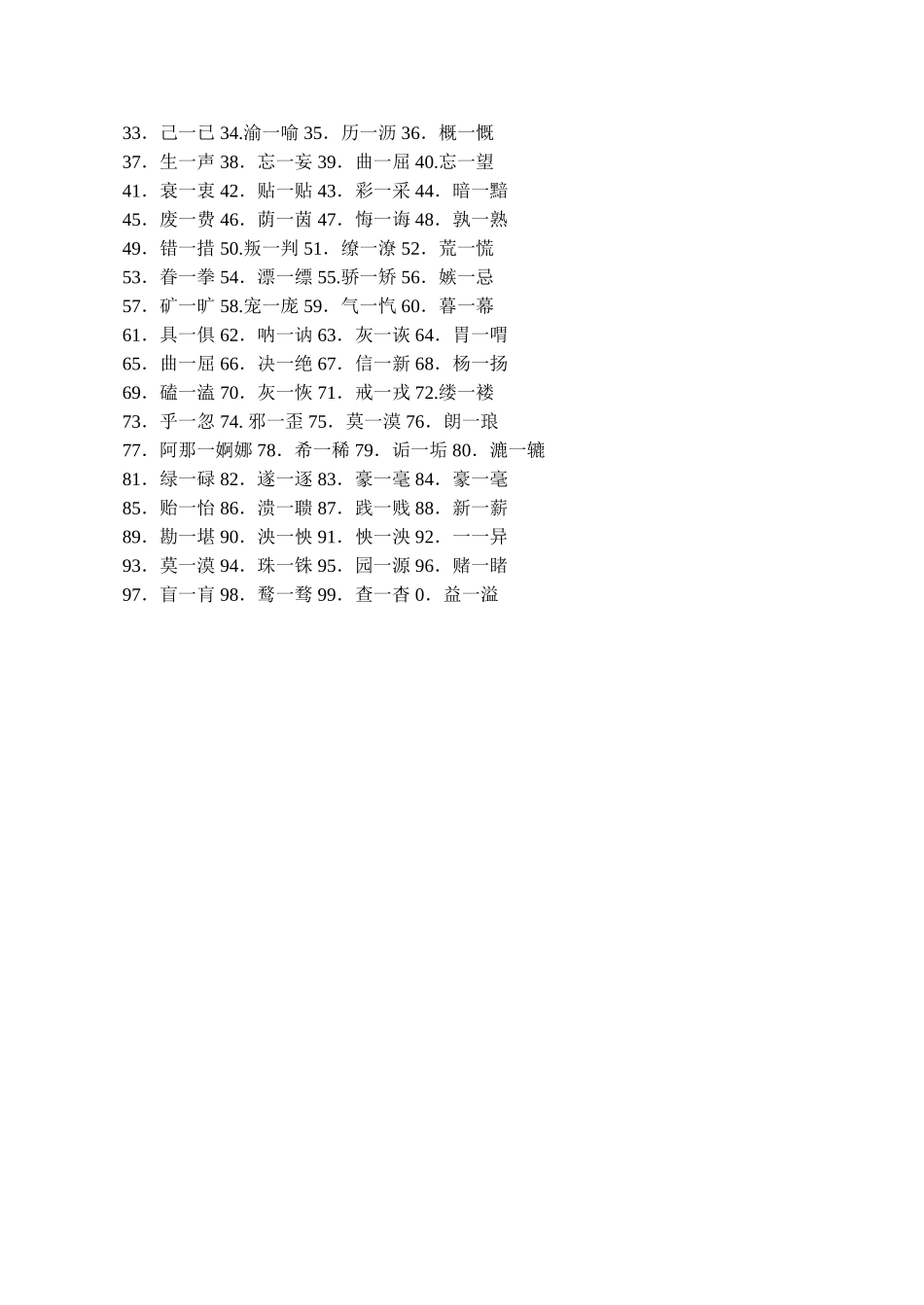 高考语文专题复习 改正错别字（一）_第2页