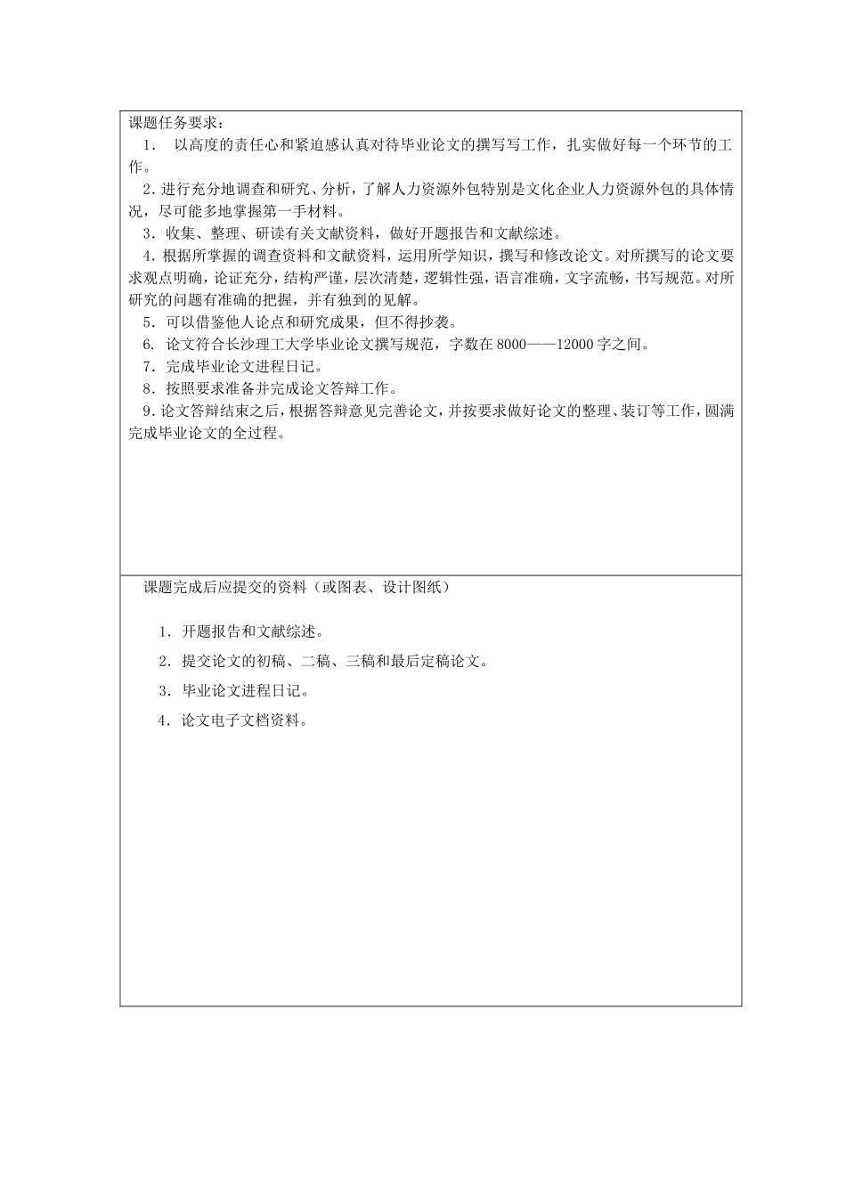 施工企业人力资源管理创新研究任务书_第2页