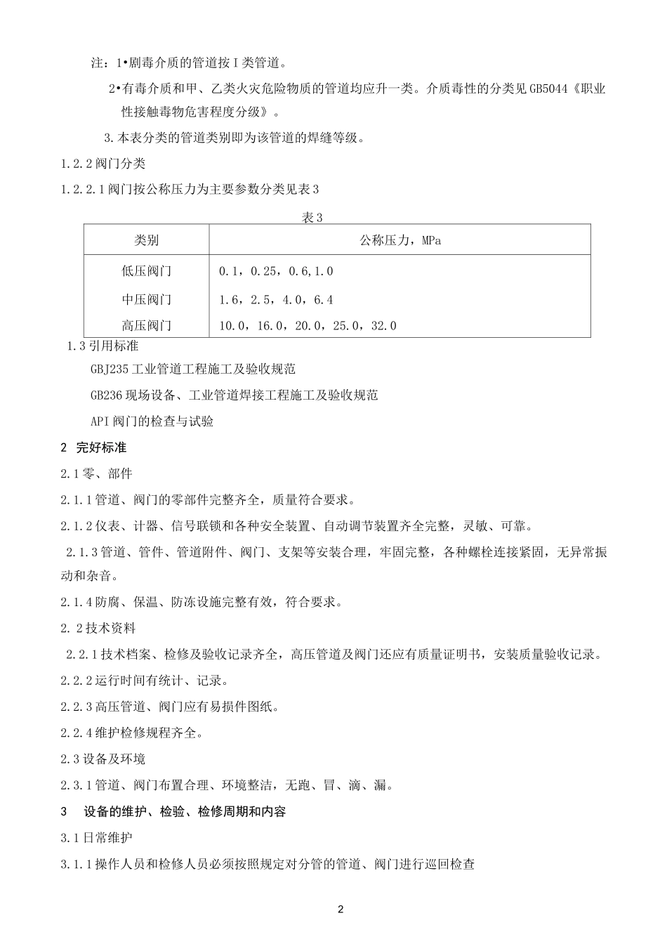 管道阀门维护检修规程_第2页