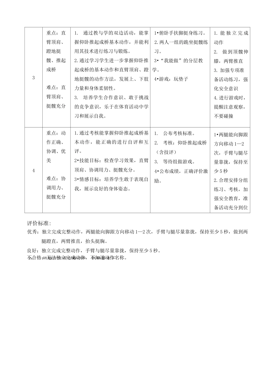 二年级技巧———仰卧推起成桥_第3页