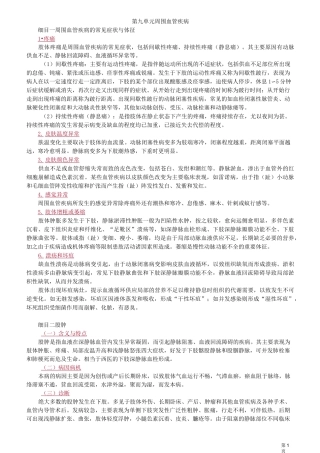 中医(专长)-中医外科学-周围血管疾病