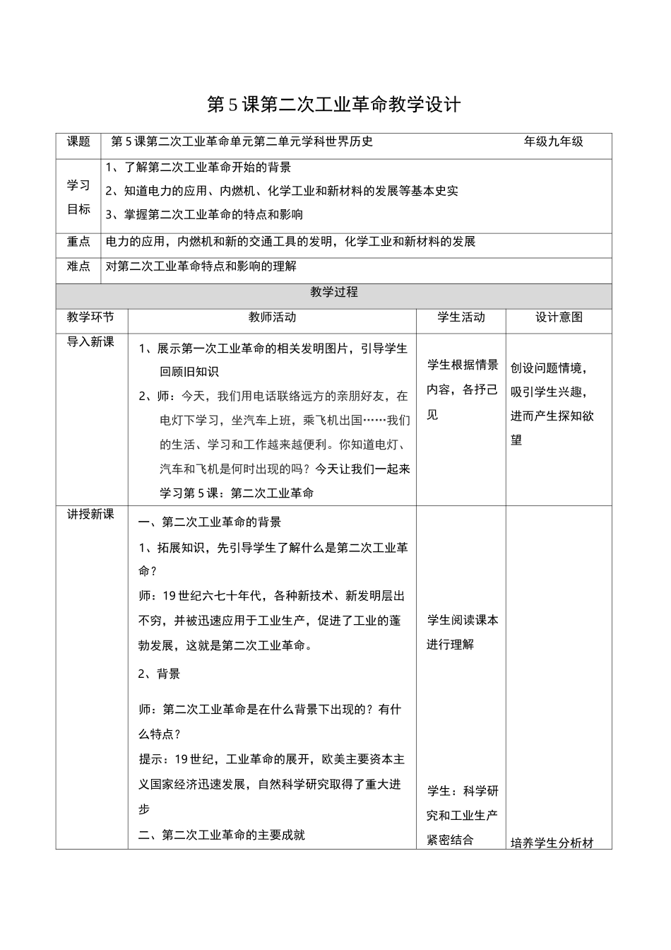 第二次工业革命 _第1页