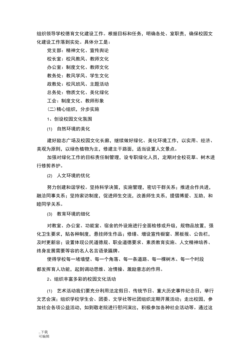 学校德育文化建设方案详细_第3页