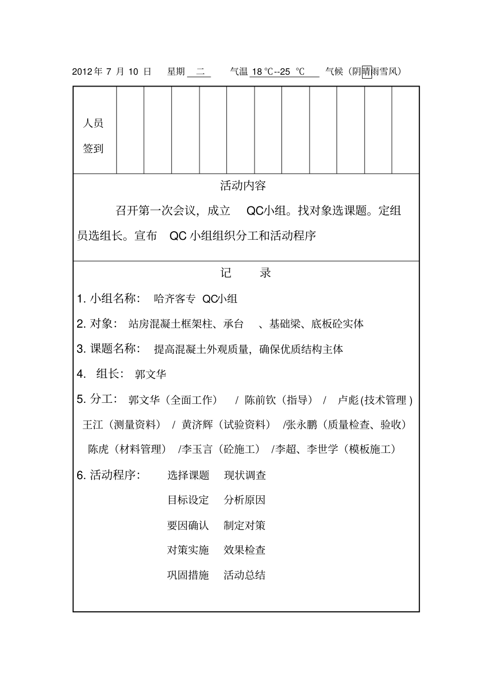 提高混凝土外观质量QC小组活动记录_第2页