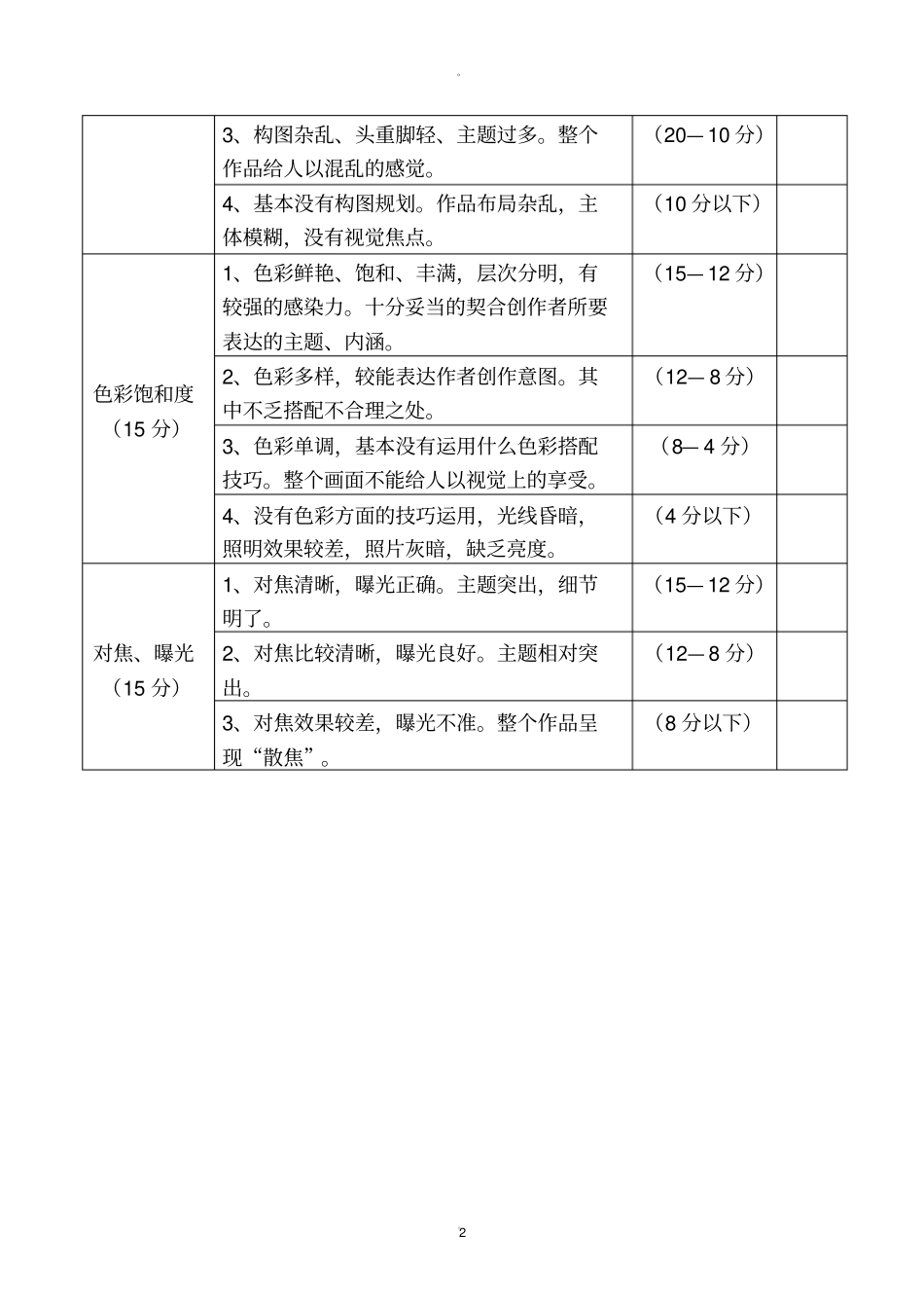 摄影比赛要求_第2页