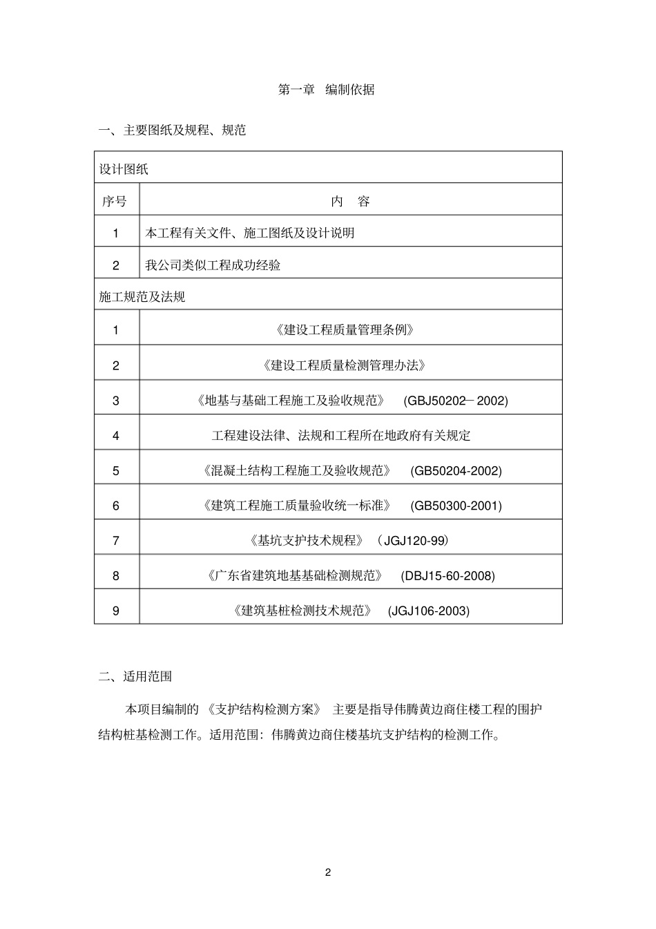 支护结构检测方案_第2页