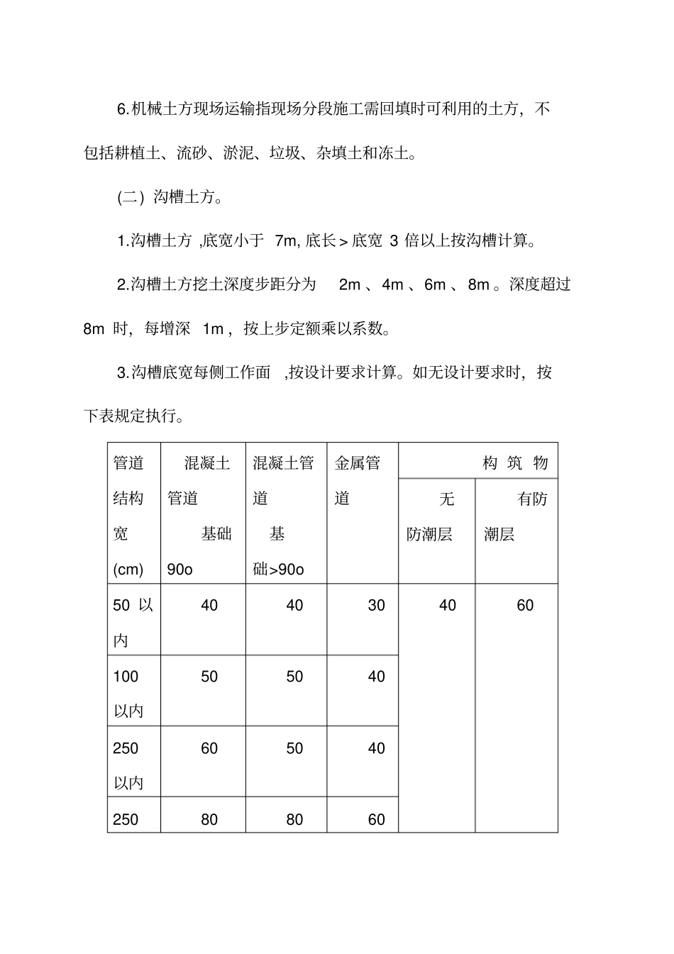 政土方及管道计算规则_第2页