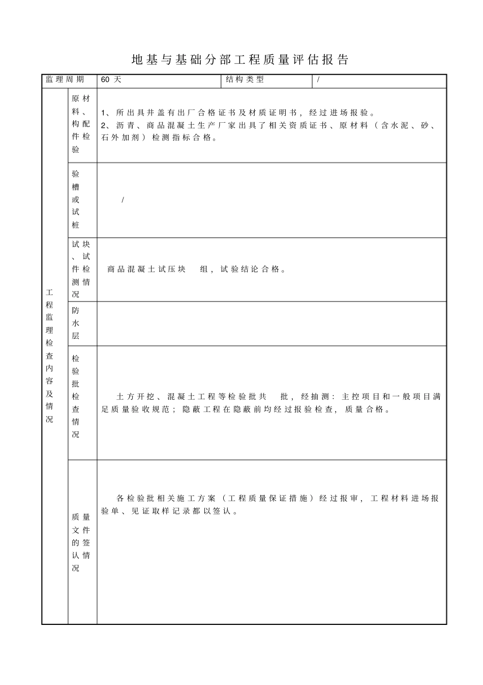政基础设施工程质量评价报告_第3页