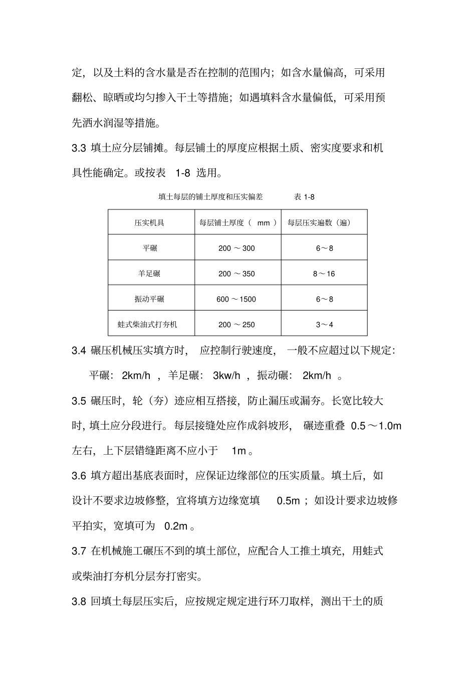 政工程机械回填土分项工程施工方案_第3页