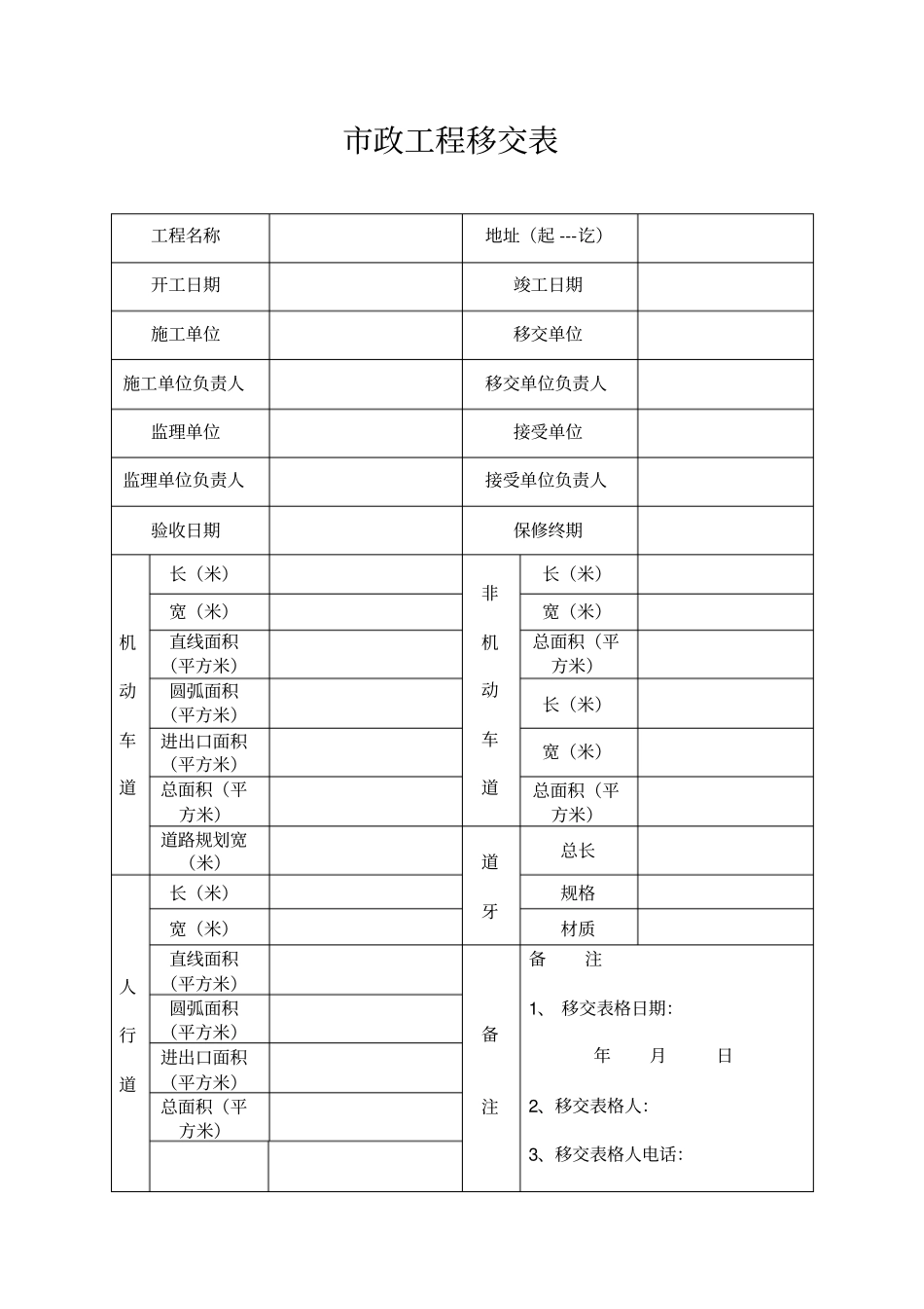 政工程移交表_第3页