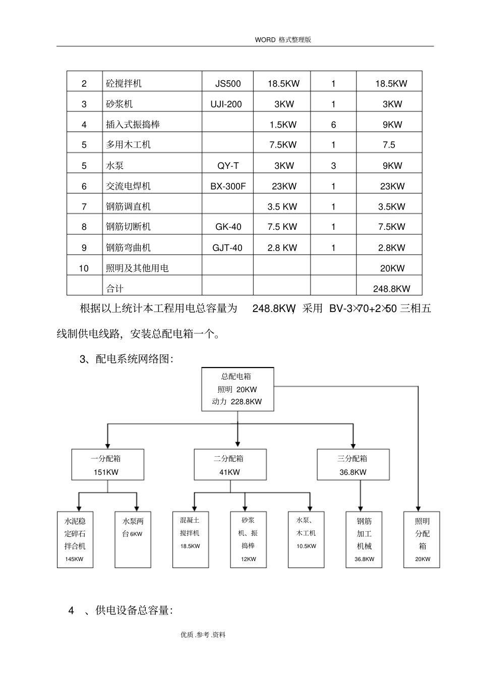 政道路施工临时用电方案报告_第2页