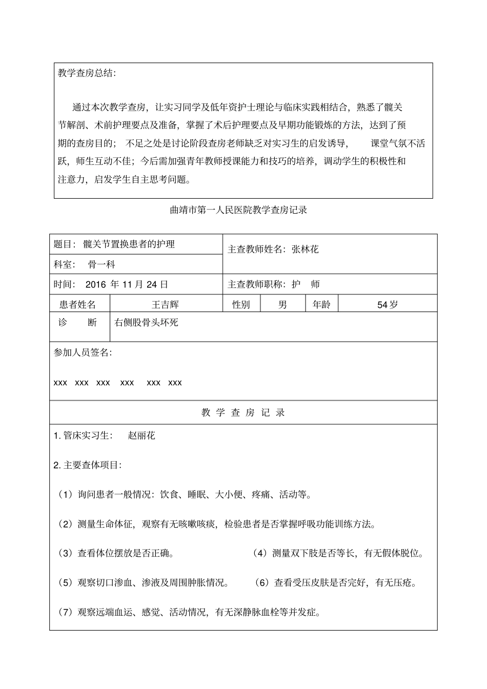 教学查房模板_第3页