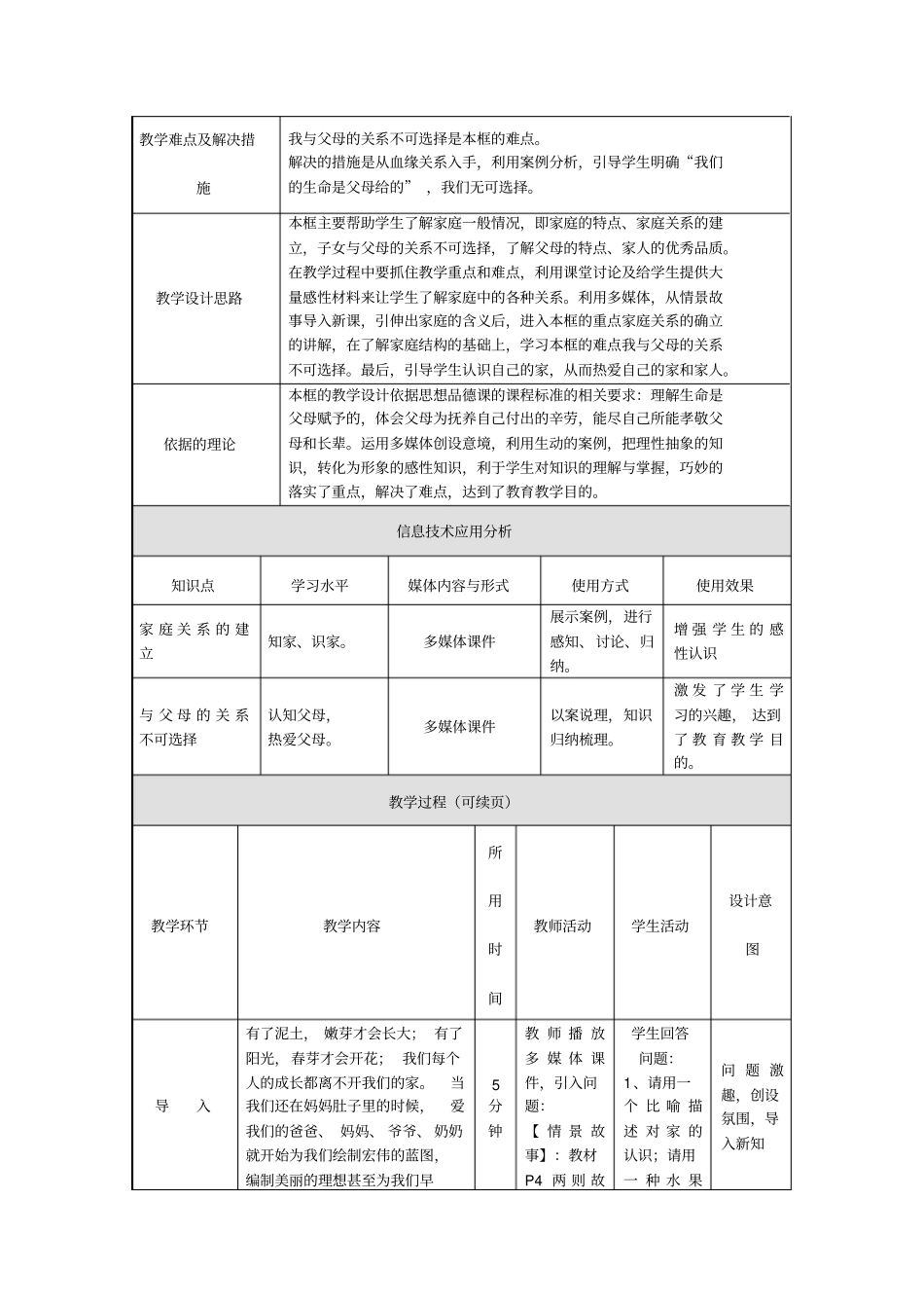 教学设计案例：我知我家_第2页