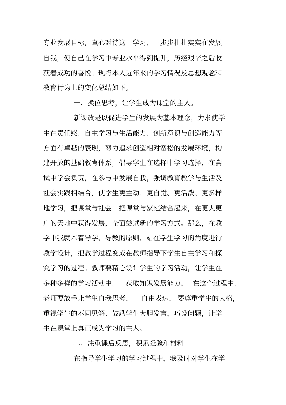教师三年规划总结_第3页
