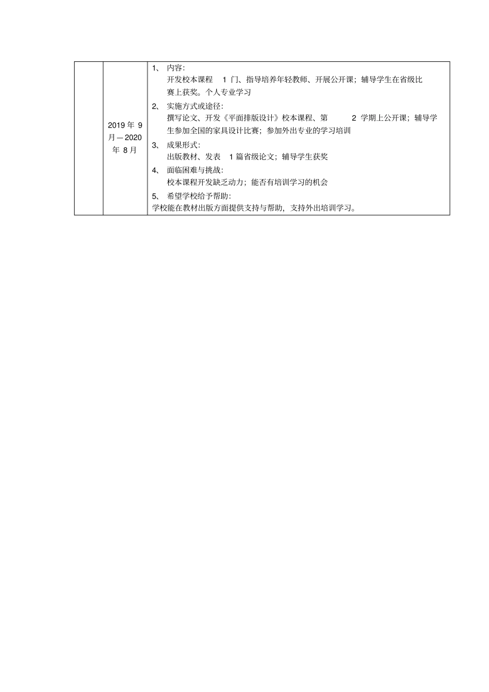 教师个人专业发展三年规划表_第3页