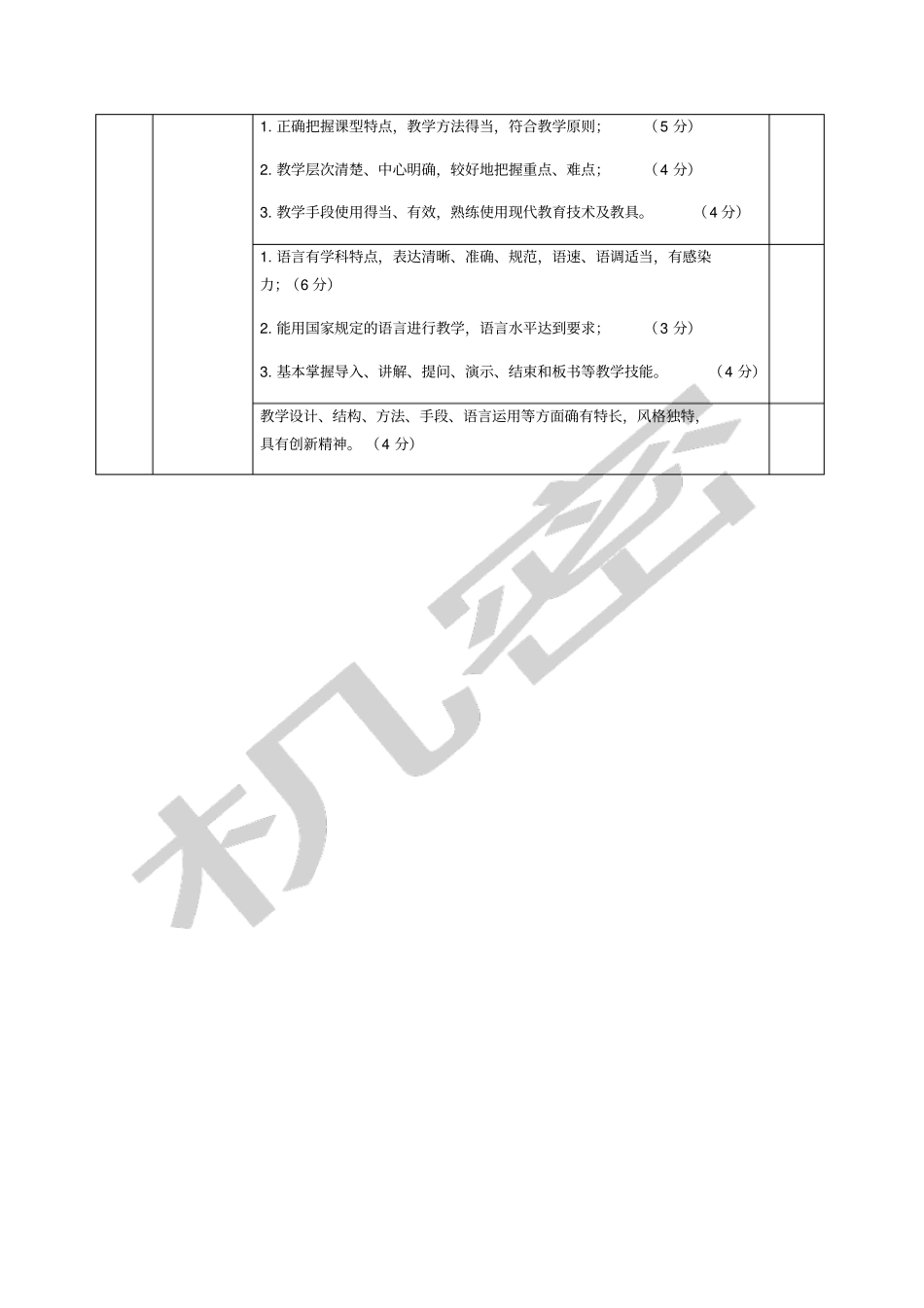 教师技能考试评分标准_第3页