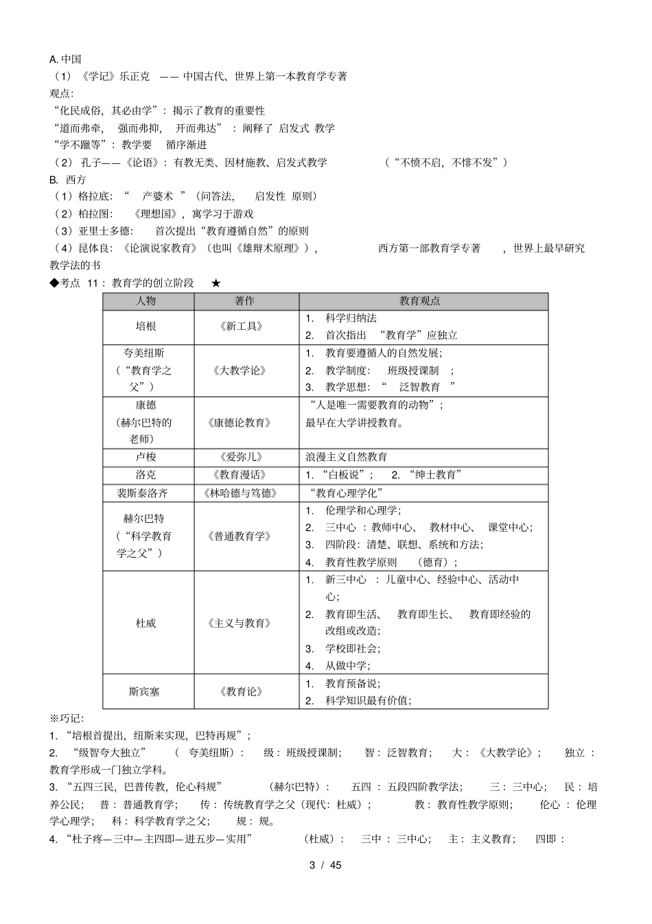 教师招聘考试—教育学心理学知识点整理通用版_第3页