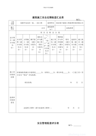 安全文明施工检查用表-secret.