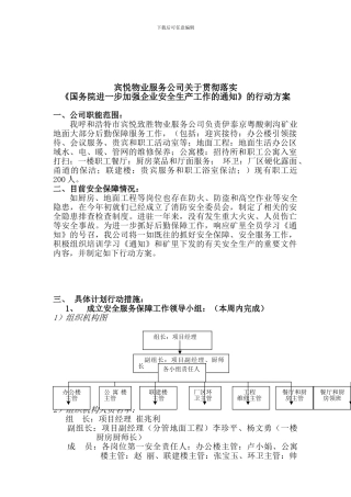 安全服务保障行动方案(12)