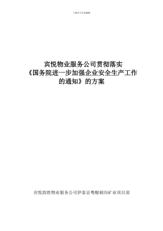 安全服务保障行动方案
