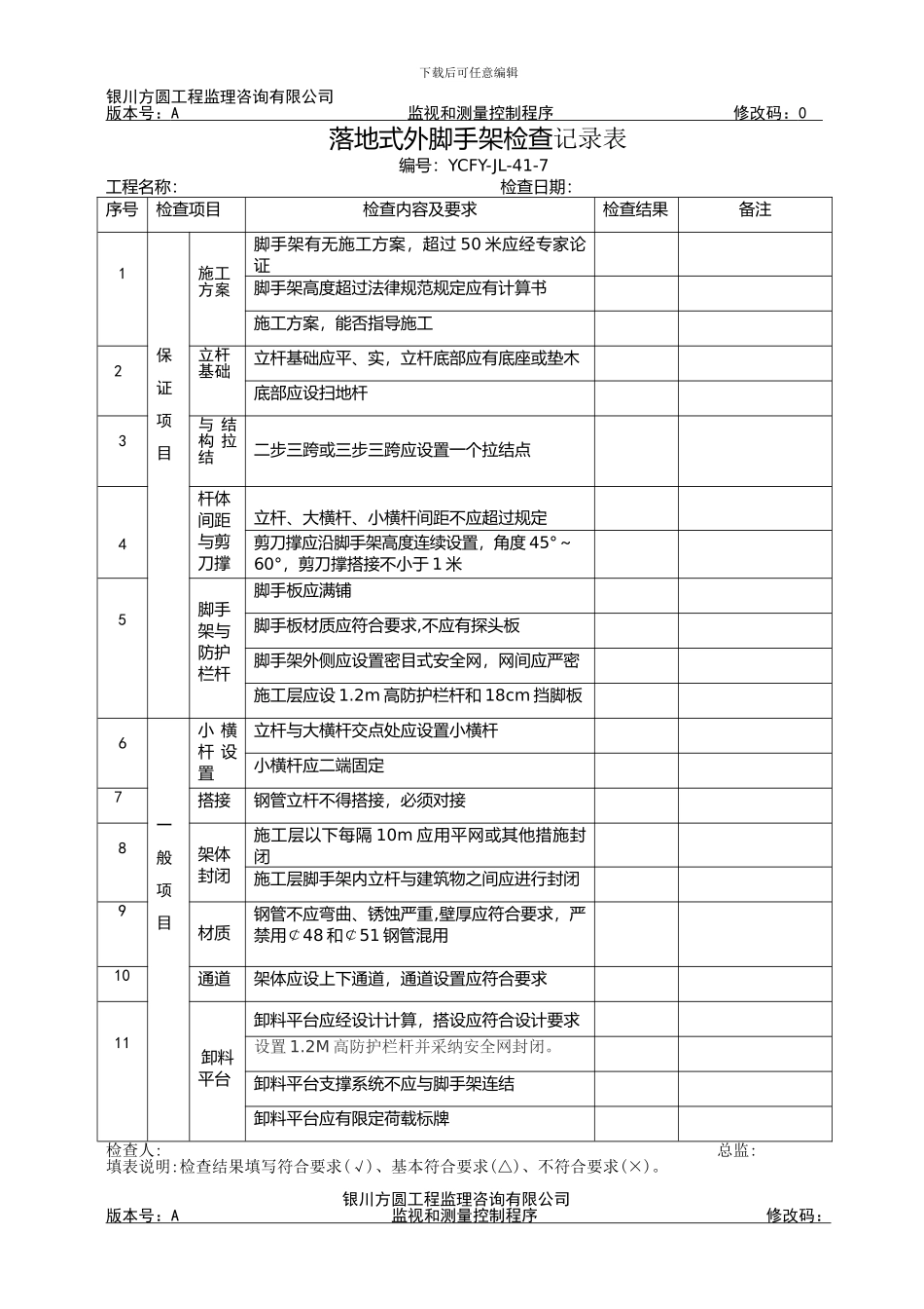 安全检查记录表-1._第1页