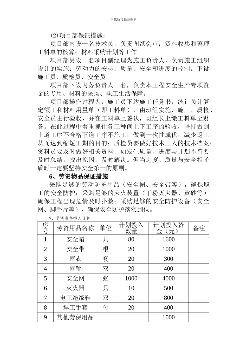 安全生产专项资金使用计划及保证措施62._第3页