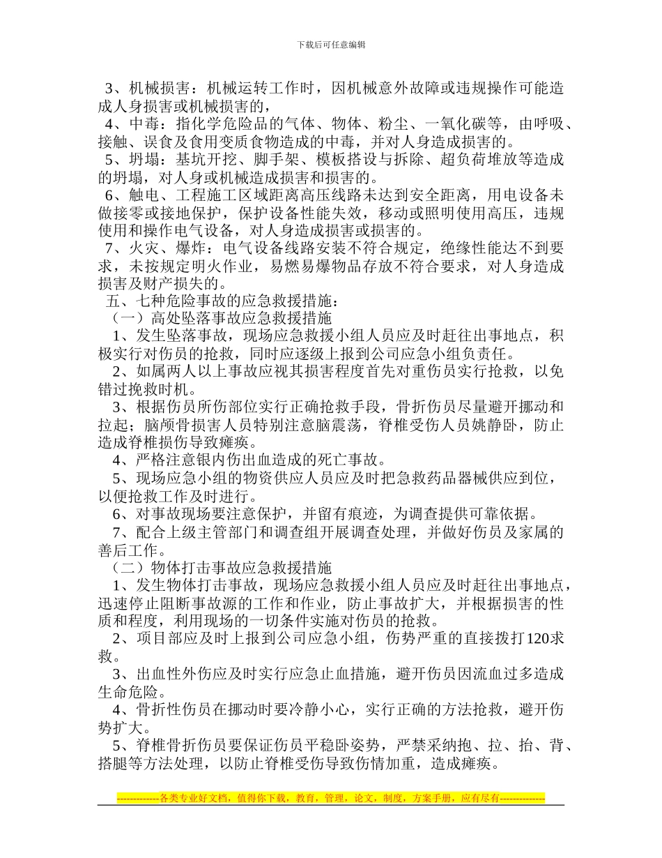 安全生产事故应急救援预案-_第2页