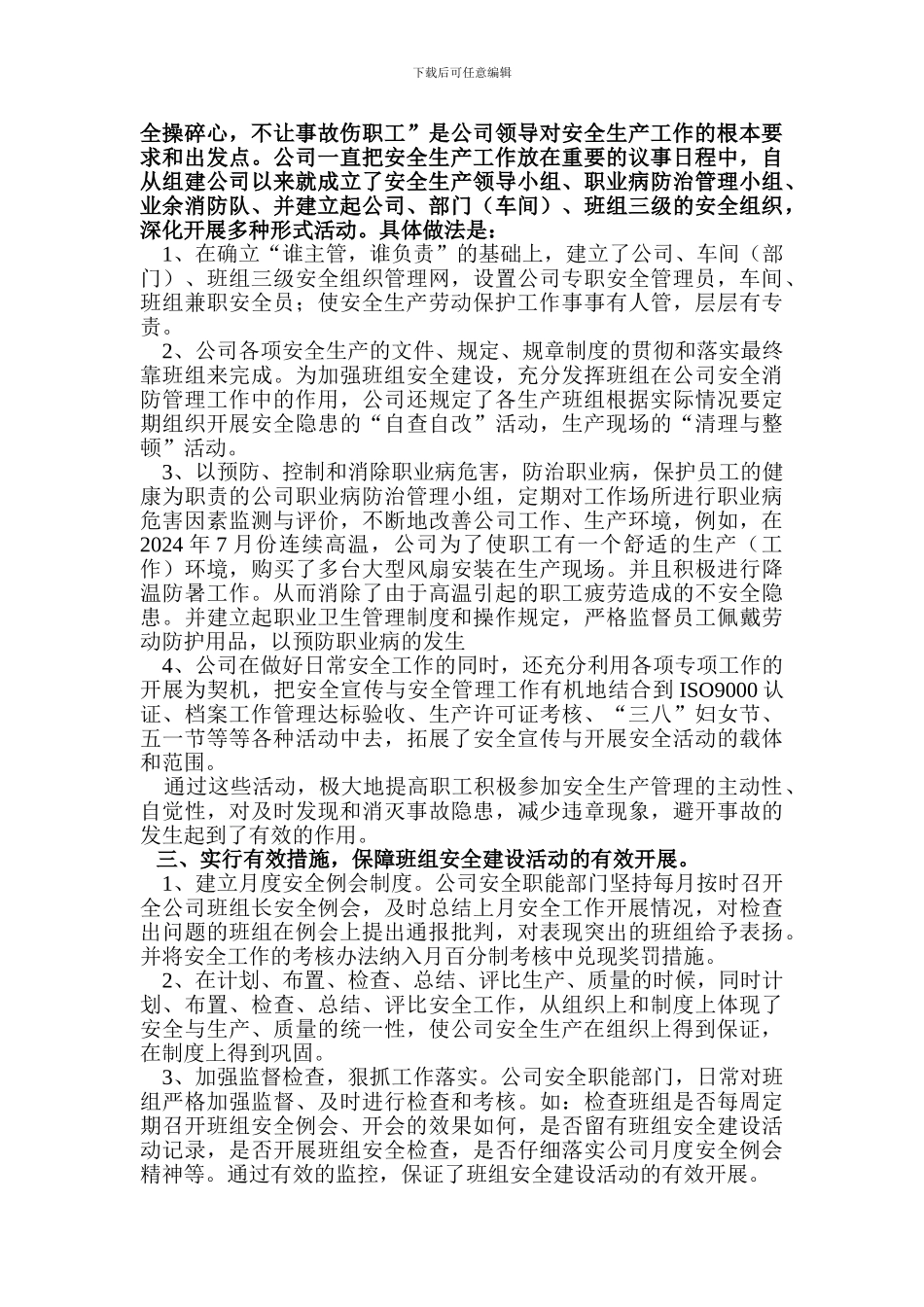 安全生产年度报告._第2页