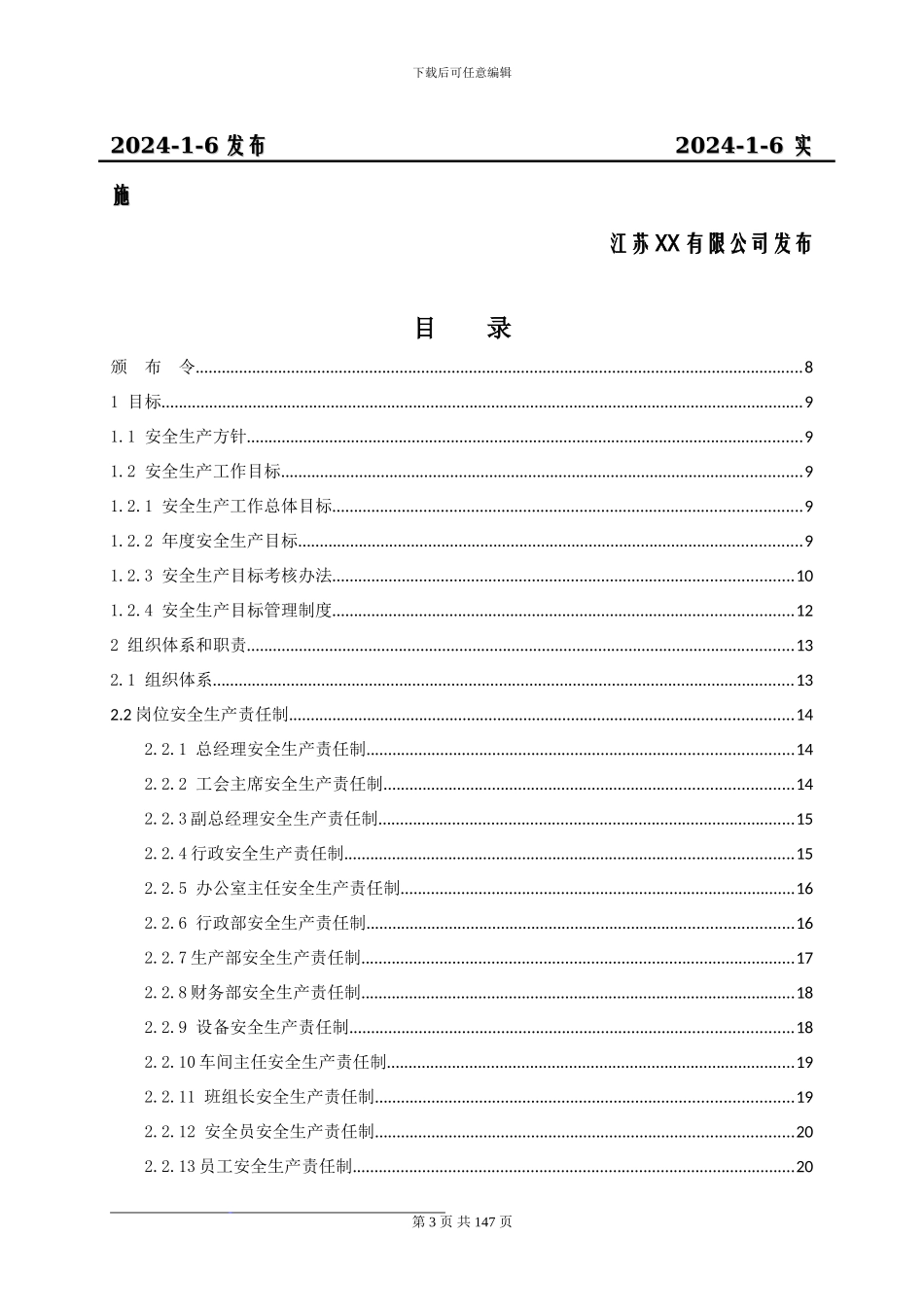 安全生产标准化管理手册2024版_第3页
