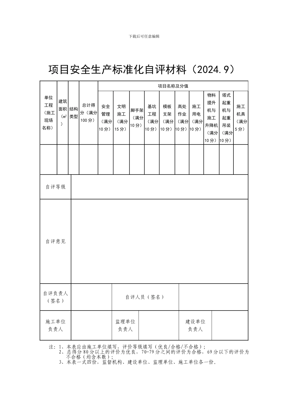安全生产标准化自评材料_第1页