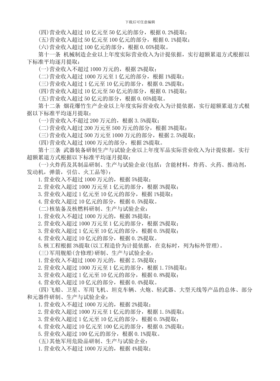 安全生产管理费提取._第3页