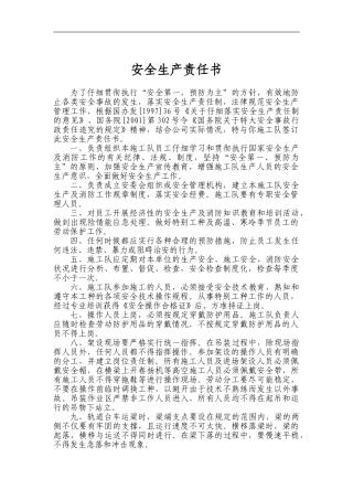 安全生产责任书郭.