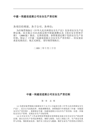 安全生产责任制.