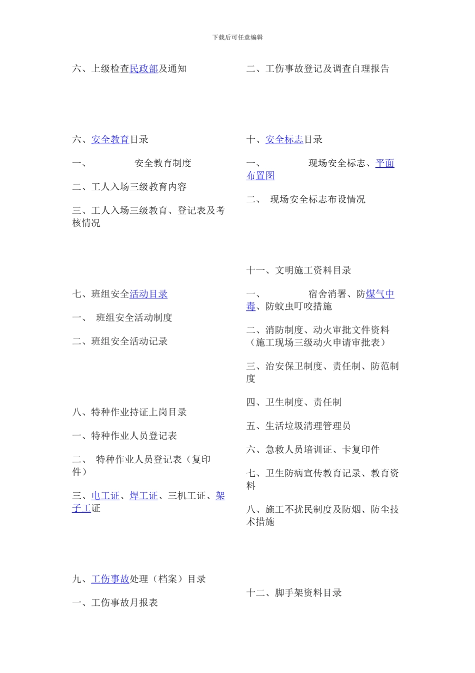 安全生产责任目录._第2页