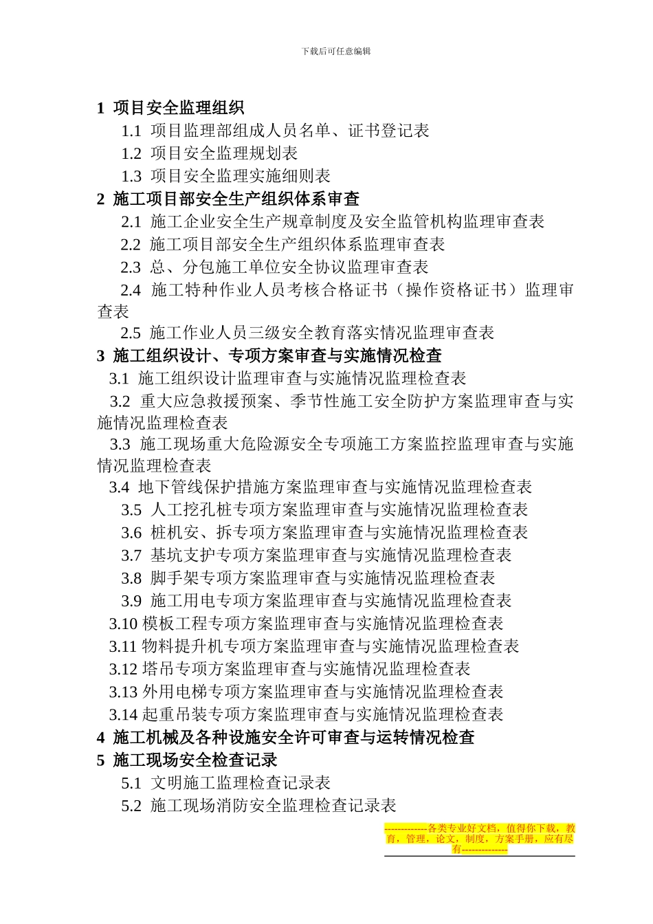 安全监理技术资料台帐ok_第2页