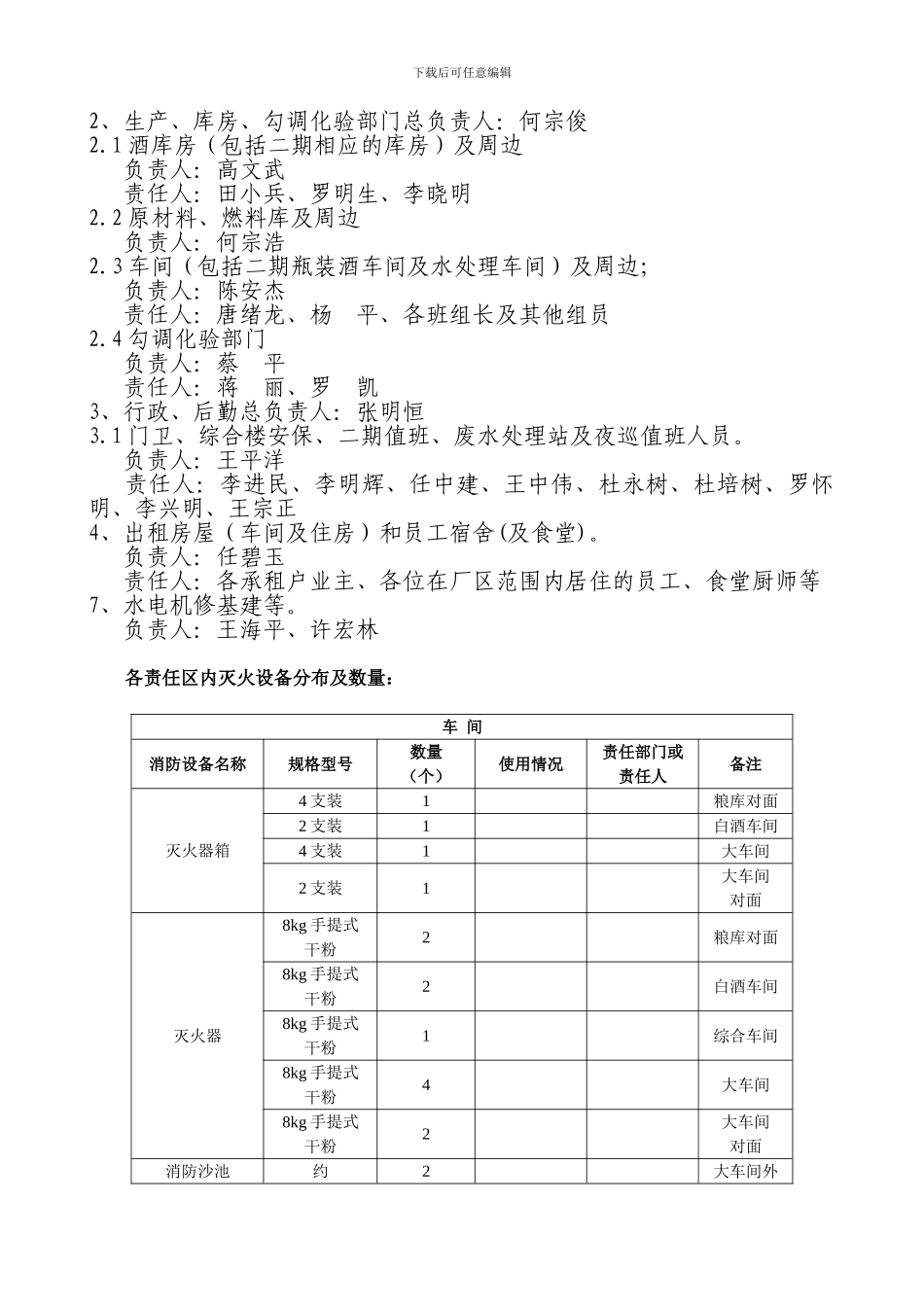 安全目标管理责任书._第3页