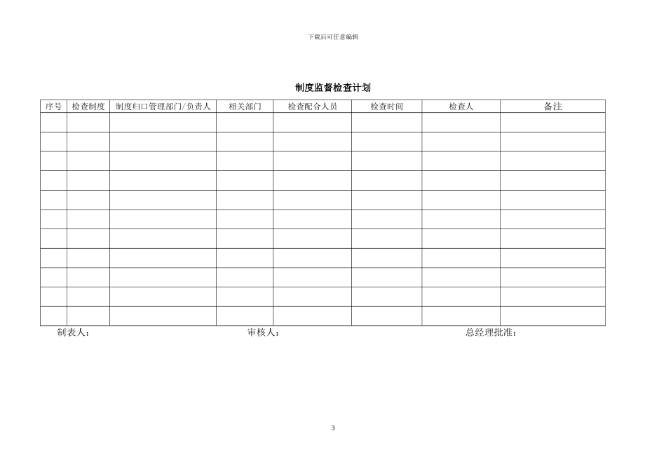 安全管理制度执行情况检查制度_第3页