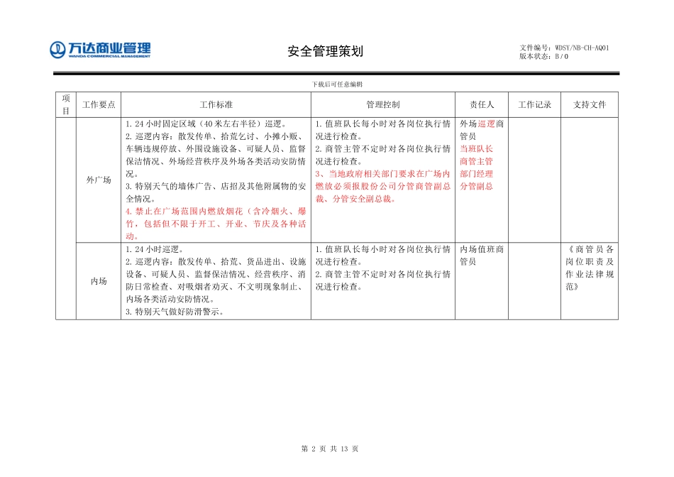 安全管理工作策划ok_第2页