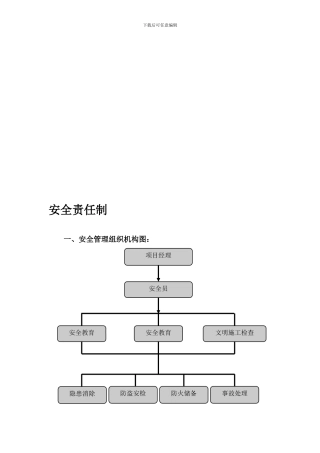 安全管理组织机构图.