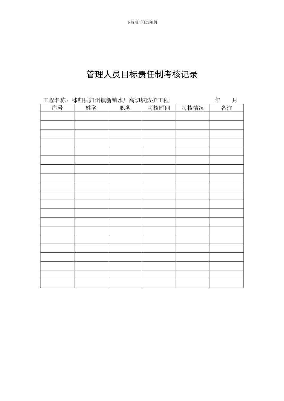 安全责任目标考核._第3页
