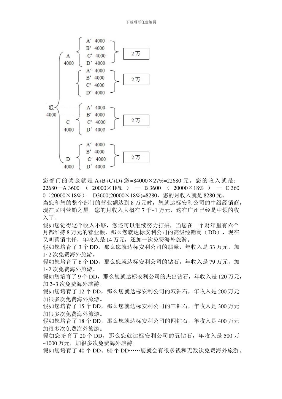 安利2024年最新完整版奖金制度_第2页