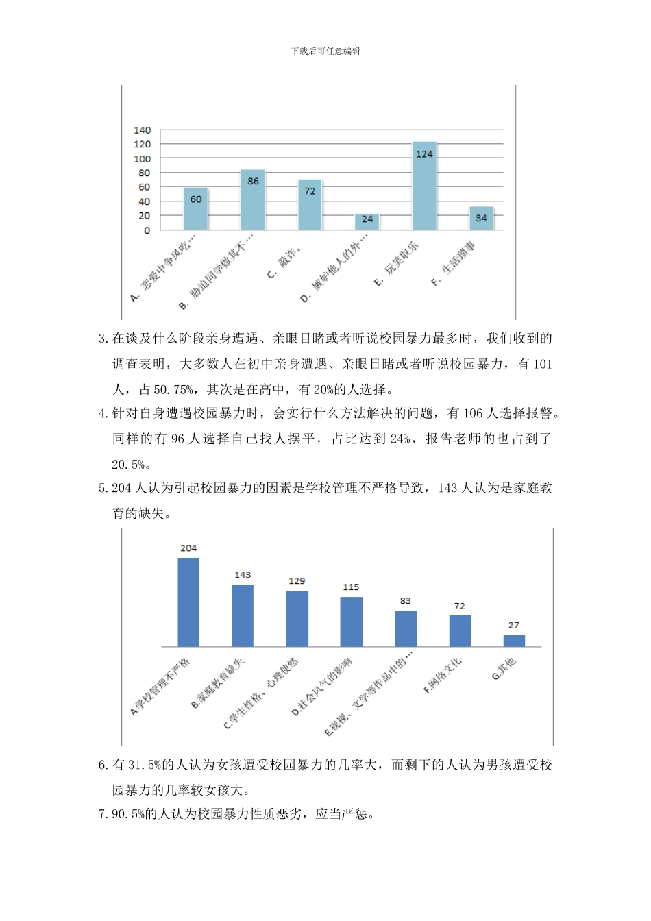 对中小学校园暴力的调查研究_第3页