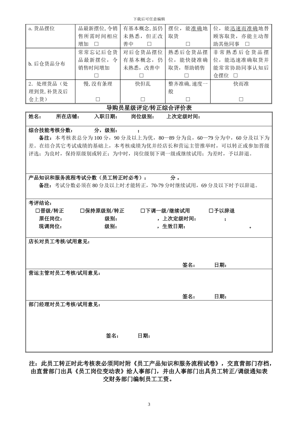 导购员考核表_第3页