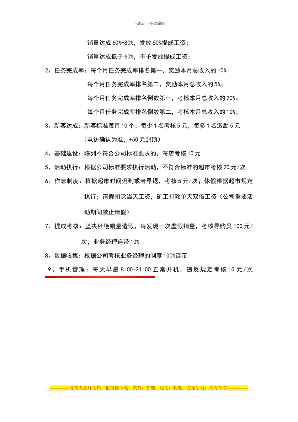 导购员绩效制度_第2页