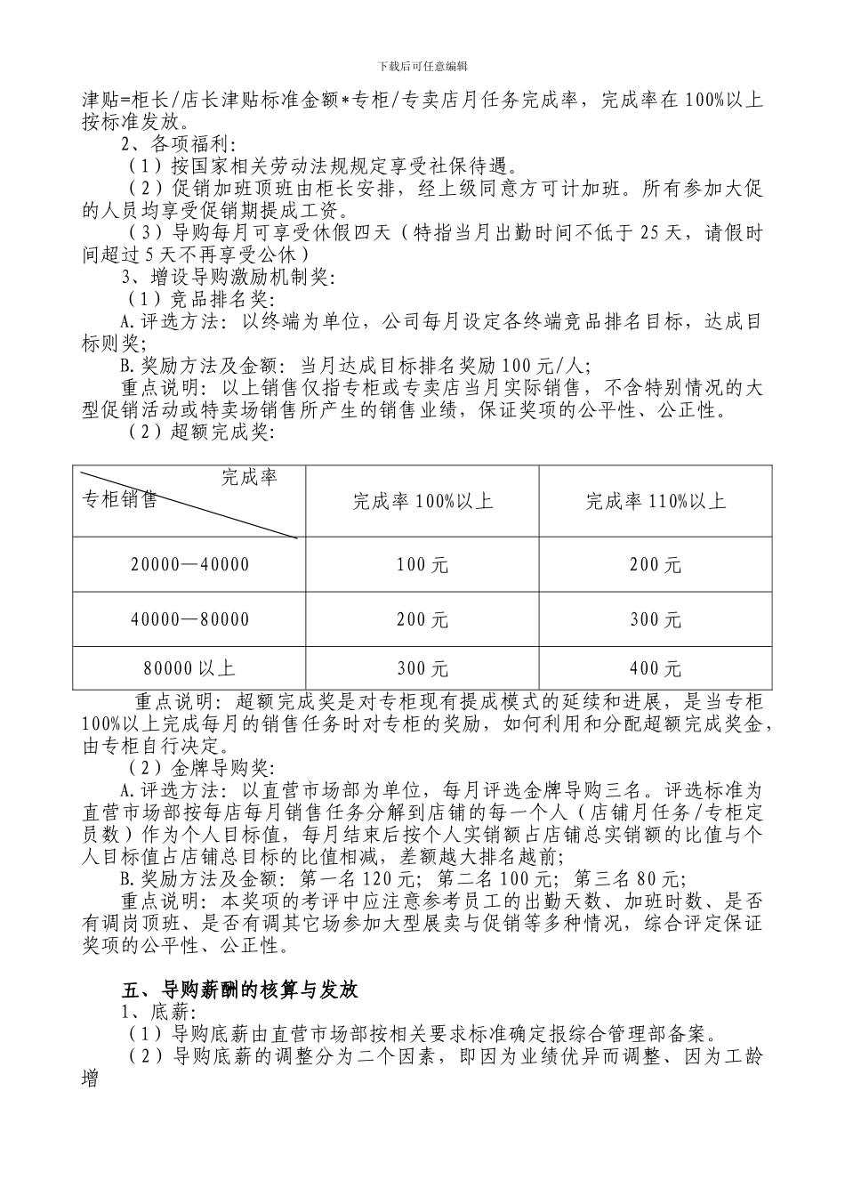 导购薪酬管理制度规划_第3页