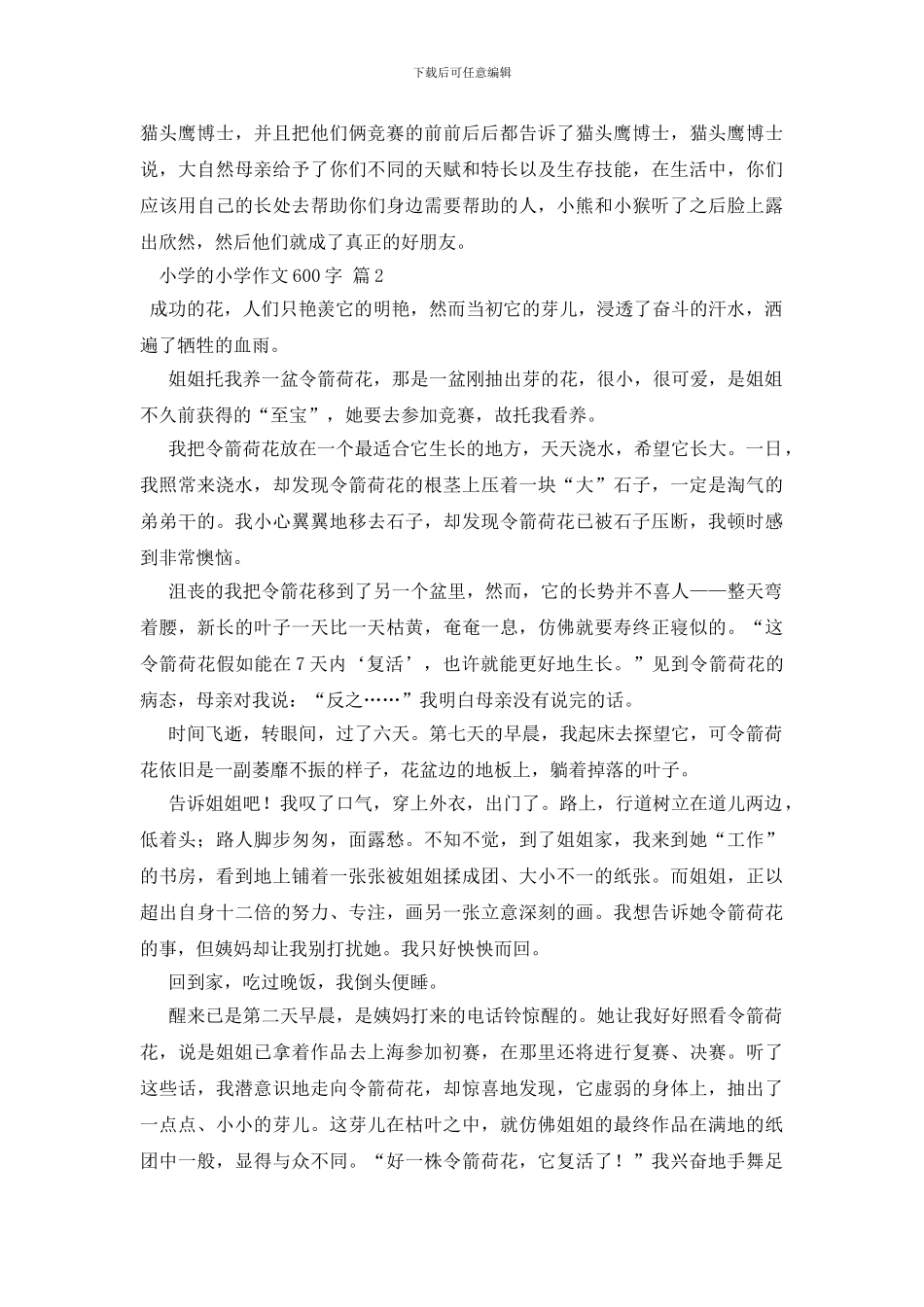 小学的小学作文600字4篇_第2页